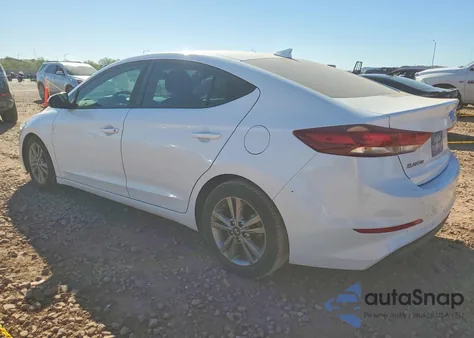 2018 Hyundai Elantra Sel z USA, uszkodzony, nr VIN 5NPD84LF2JH282342